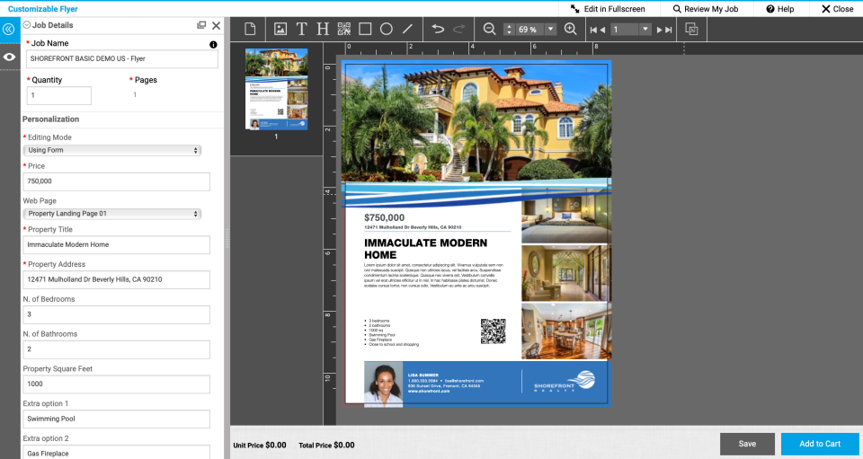 screenshot of MarketDirect StoreFront